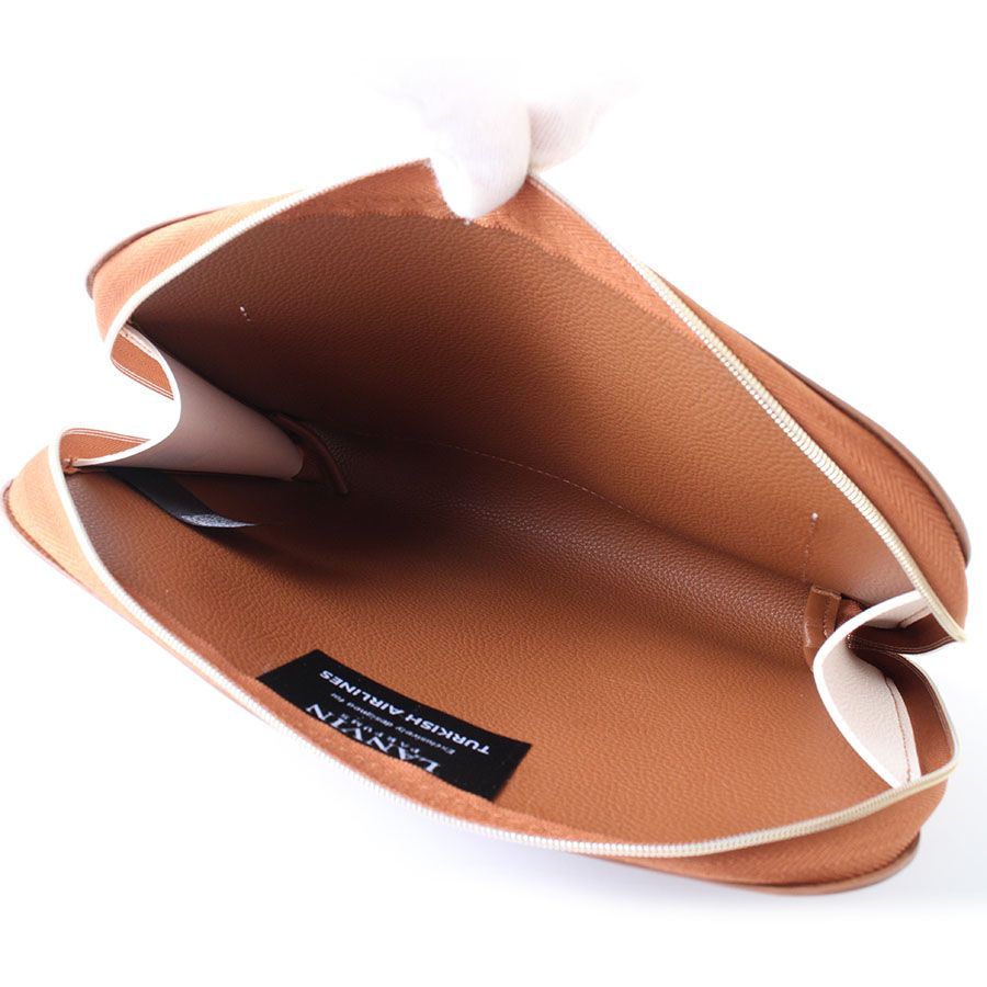 MOD25147 未使用 LANVIN ランバン トルコ航空 ポーチ ビジネスクラス