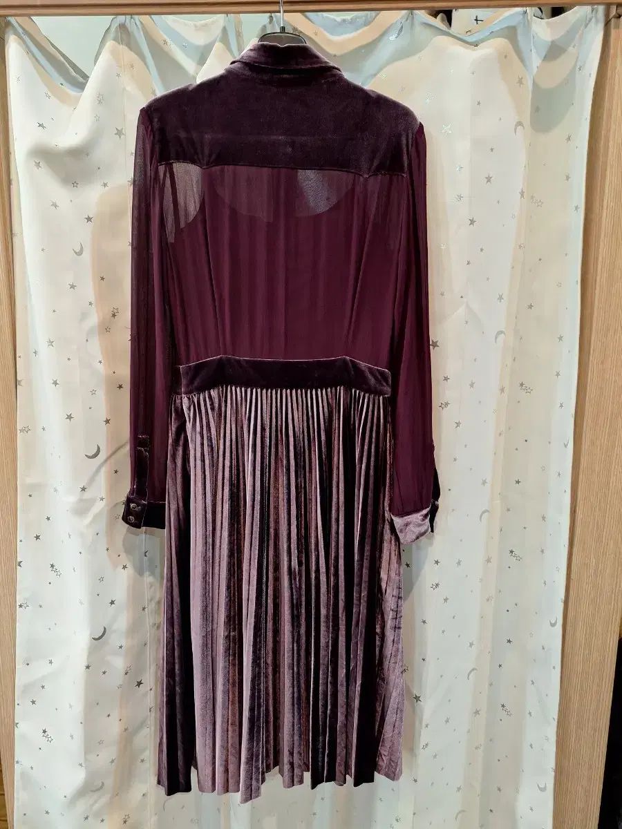 メリリング シースルー シャツ ベロア ワンピース