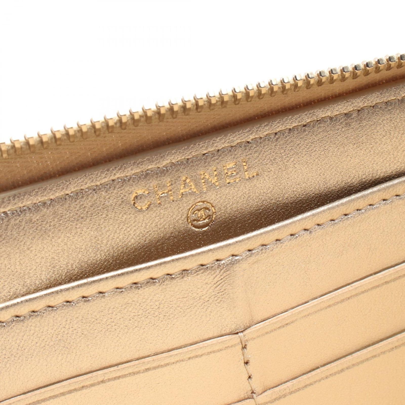 シャネル CHANEL ラウンド長財布 クラシック ロング ジップ ウォレット  