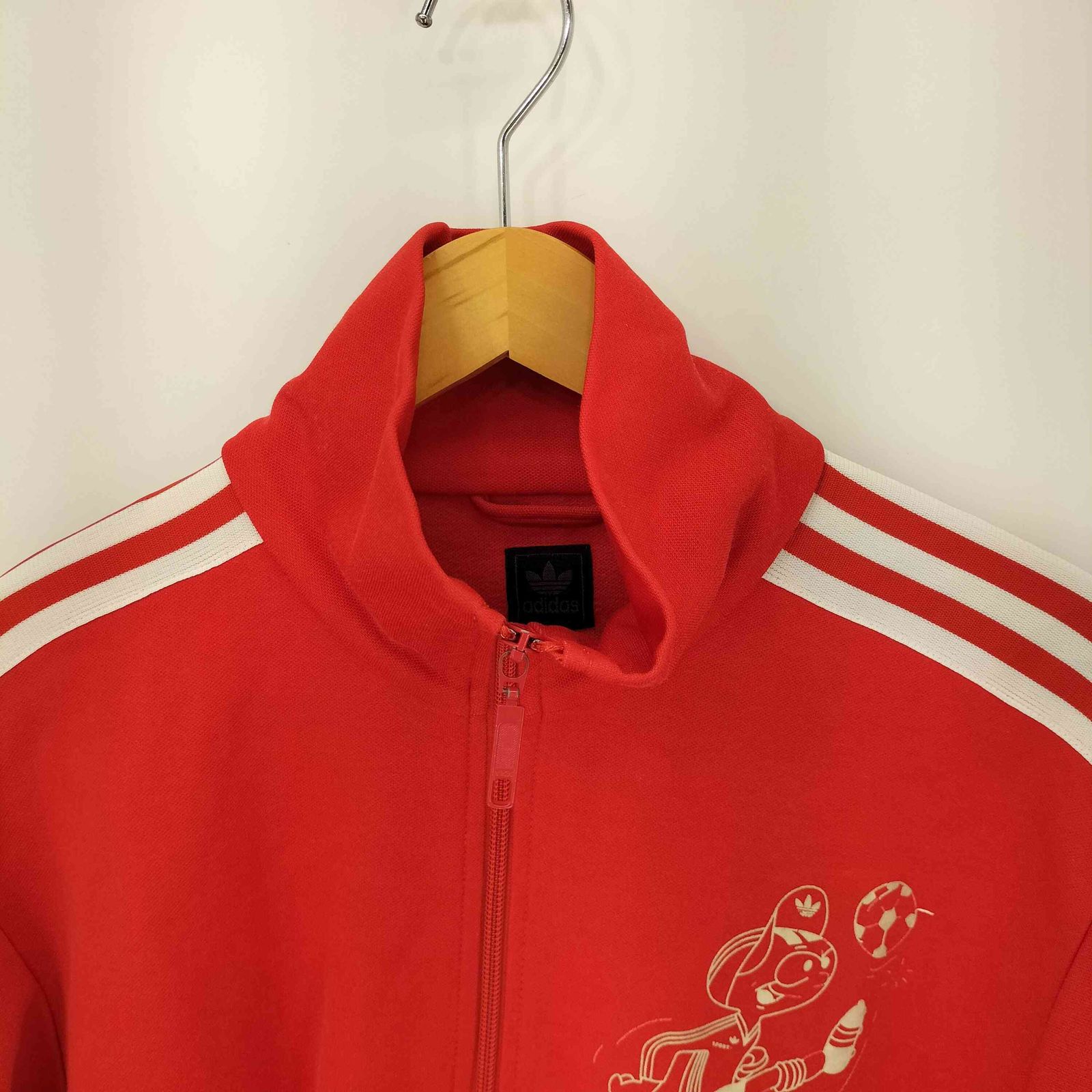 00s adidas フロントロゴ ハイネック トラックジャケット 00s adidas 韓国企画 70s 復刻 ハイネック トラックジャケット