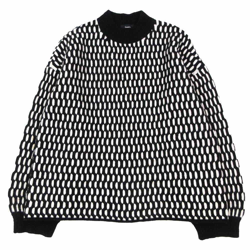 Theory　セオリー カシミヤ混　ニット　モックネック　シルク　22AW 21aw Theory セオリー カシミヤ100％ ニット セーター モック
