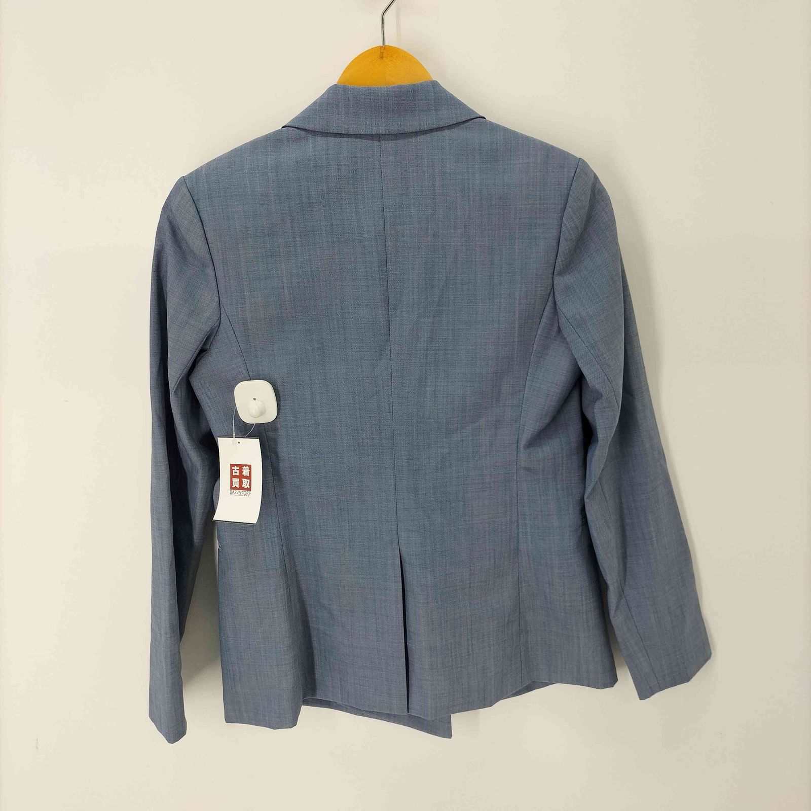 【美品】 セオリーリュクス テーラードジャケット ダブル ライトブルー 40 セオリーリュクス theory luxe Crisp Melange Suiting Tella