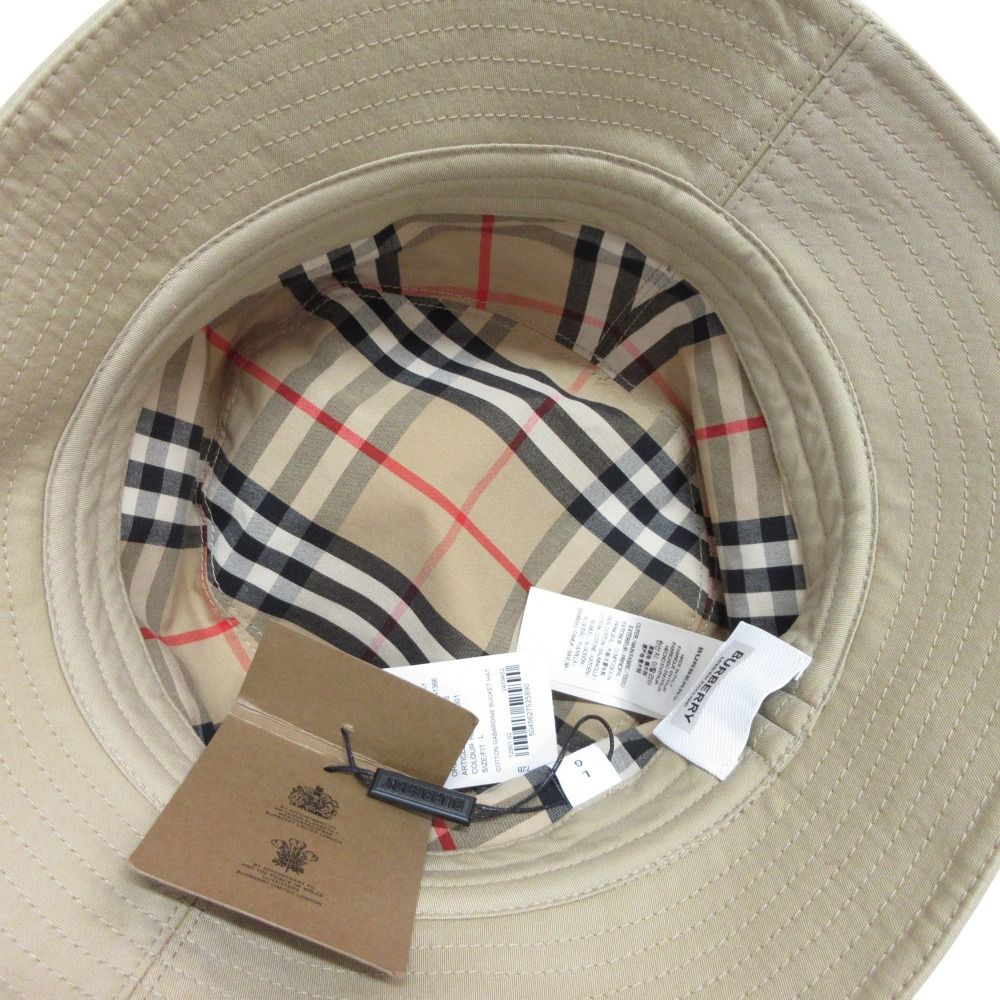 Burberry バーバリー ベースボールキャップ 帽子 チェック ロゴ