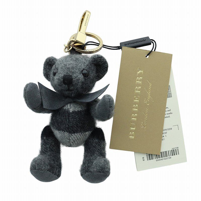 バーバリー BURBERRY キーホルダー タグ付き キーリング チャーム ロゴ 