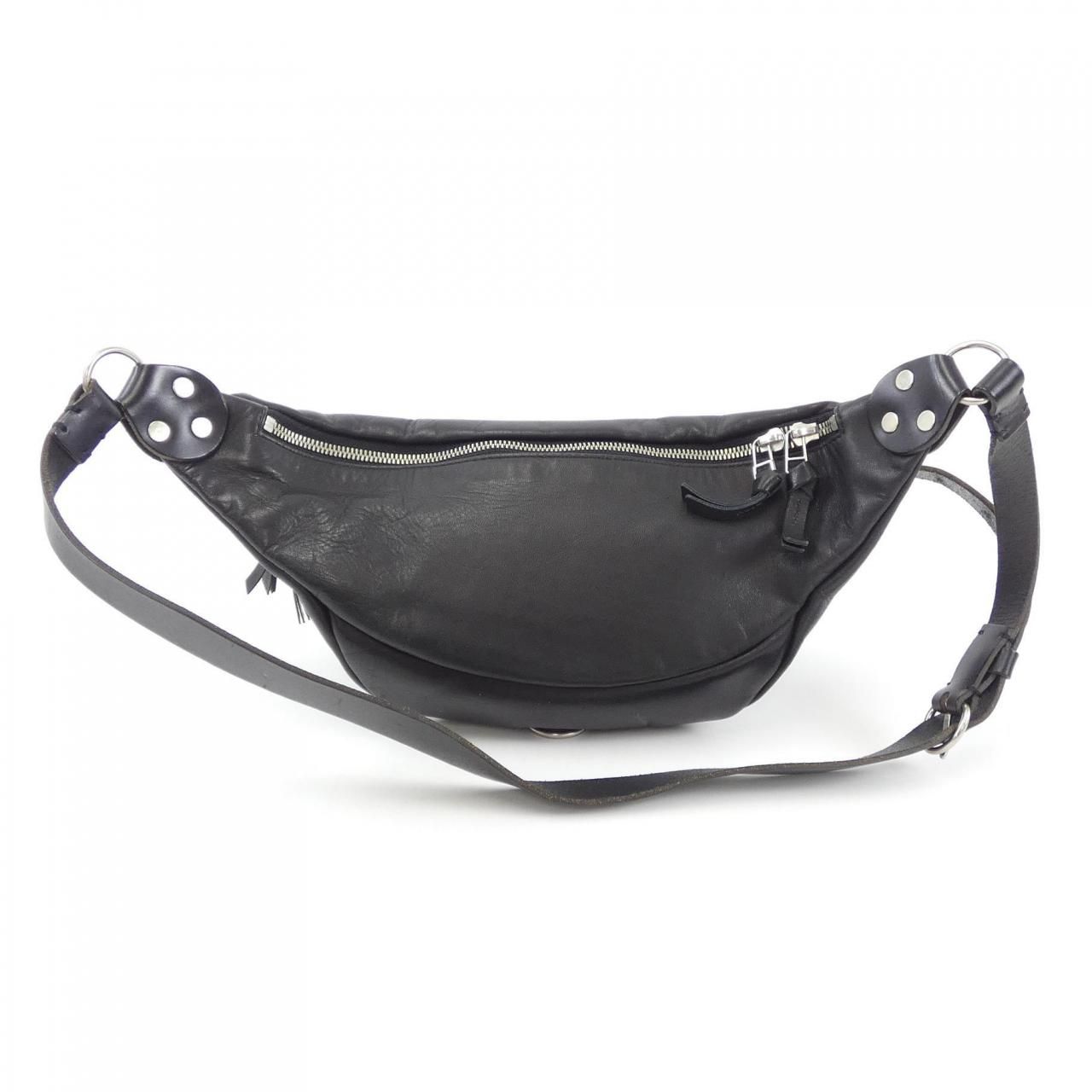 LAD MUSICIAN ラッドミュージシャン 黒 ショルダーバッグ レザー