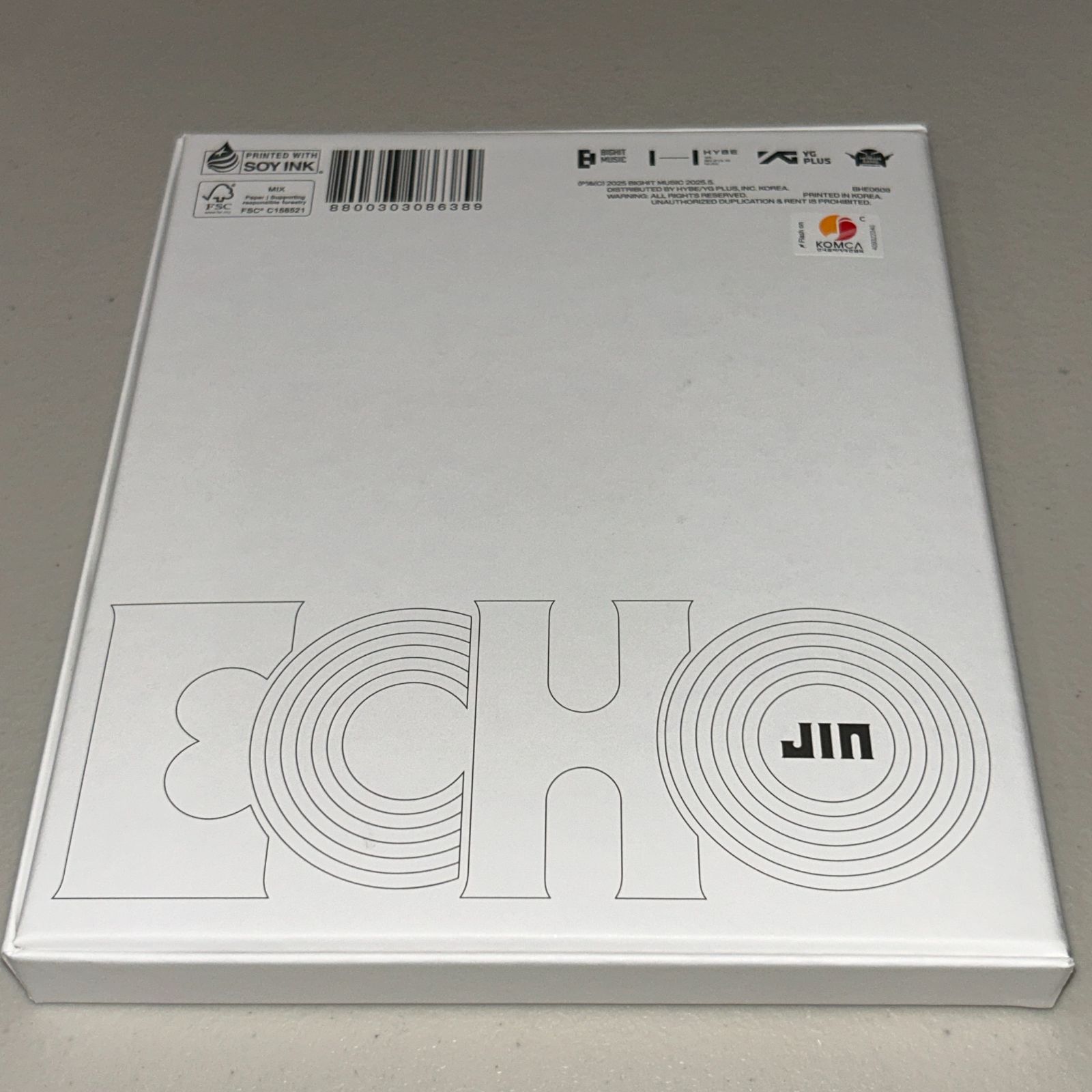 JIN(BTS) 直筆サイン「ECHO」CD(Ⅱ ver.) JIN(BTS) 直筆サイン「ECHO」CD(Ⅱ ver.) - メルカリ