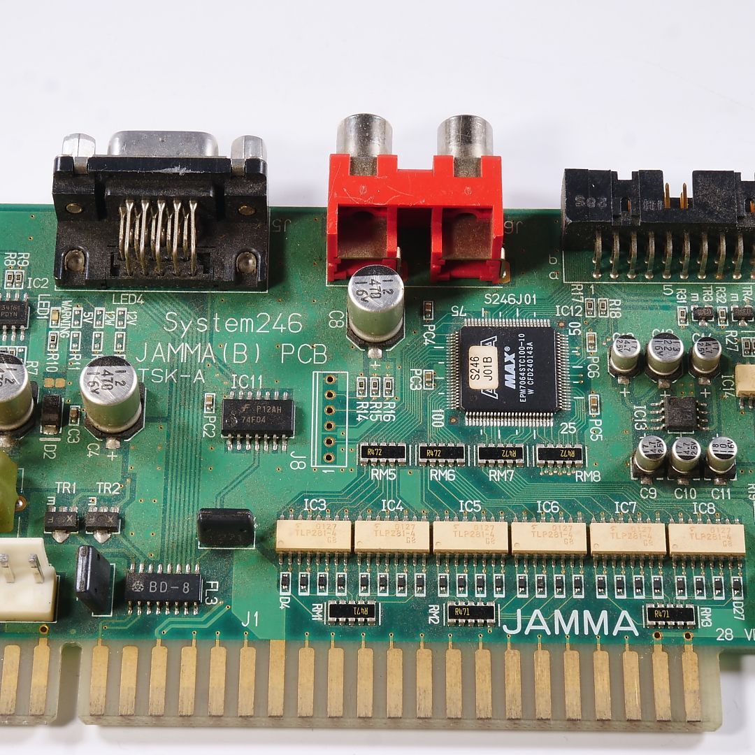 NAMCO システム246・256専用 I/Oボード 全ケーブル+電源ケーブル