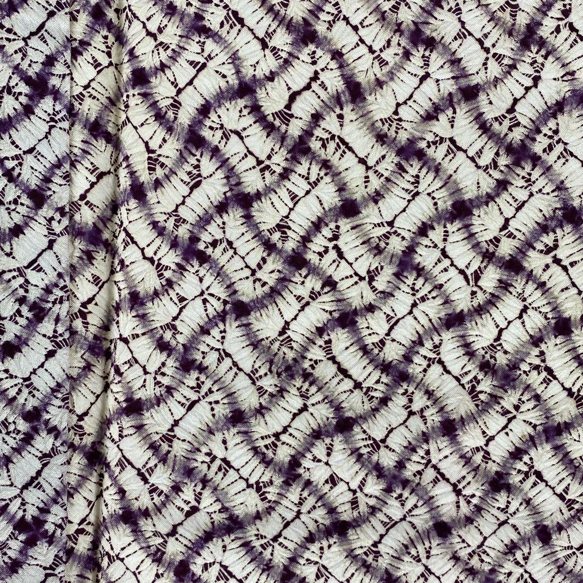 平和屋着物○極上 小紋 型染め 菊尽くし 暈し染め 鬼しぼ縮緬 正絹