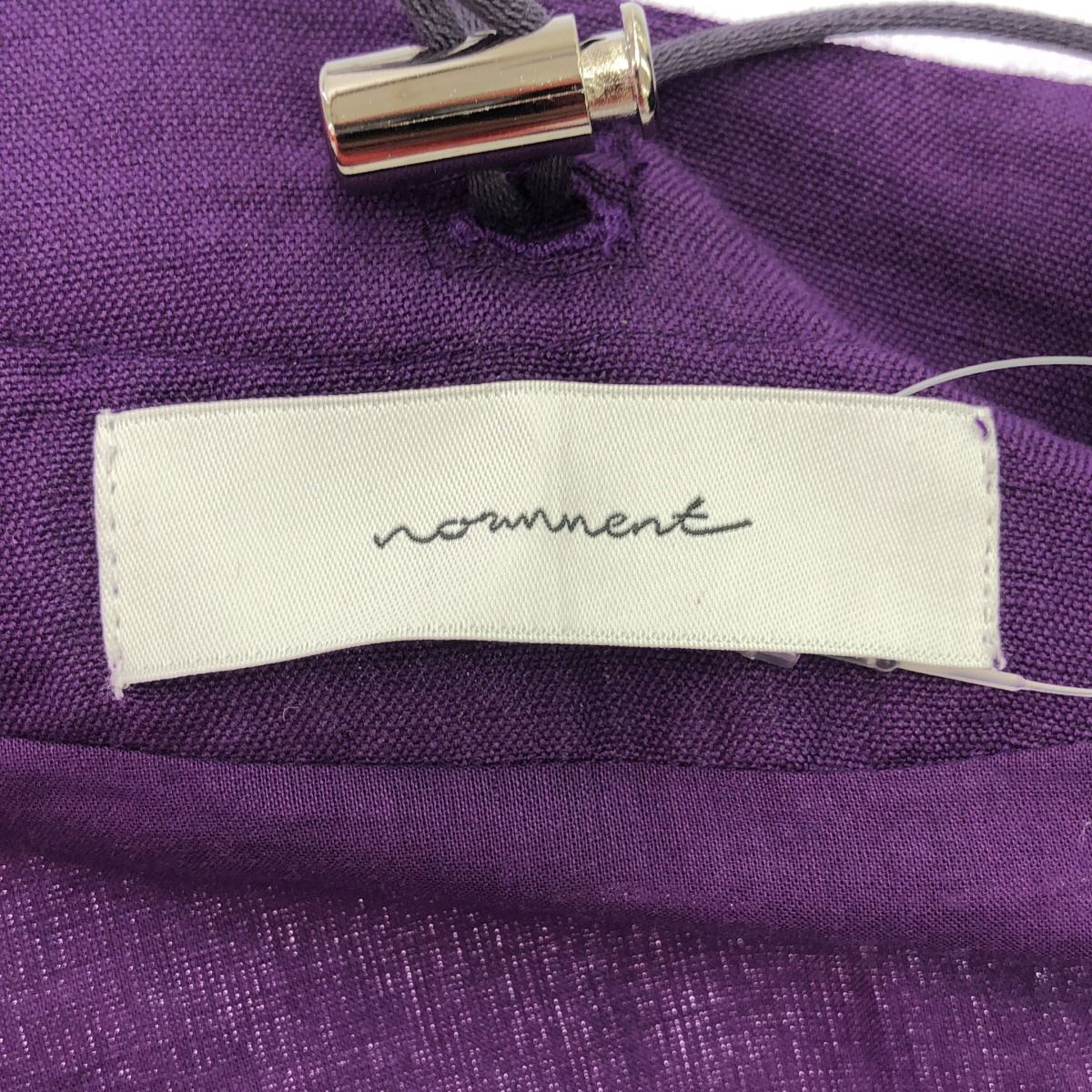 normment ノーメント キャミソールワンピース S23S-600B パープル F 