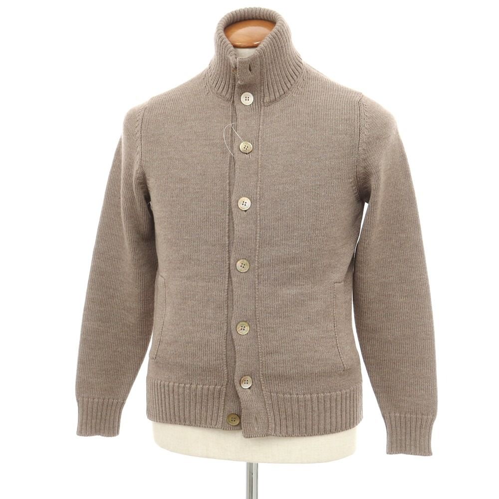 中古】ザノーネ ZANONE CHIOTO ミドルゲージ ウール スタンドカラー  