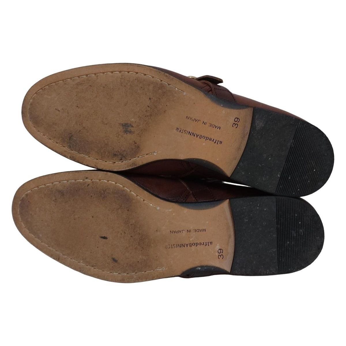 ◇ alfredoBANNISTER アルフレッドバニスター ストレートチップ ビジネス シューズ 42 ブラウン # ◆ 1000025940816 alfredo bannister アルフレッドバニスター ドレスシューズ