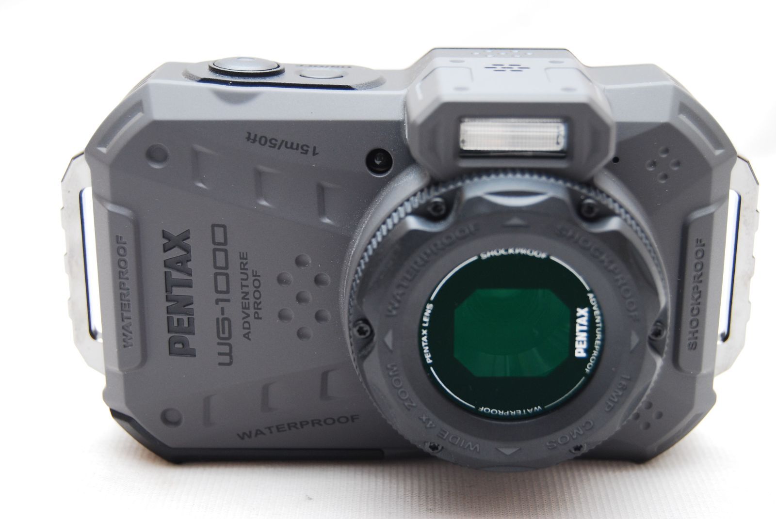 級 PENTAX WG 1000 グレー 本格防水デジタルカメラ ペンタックス