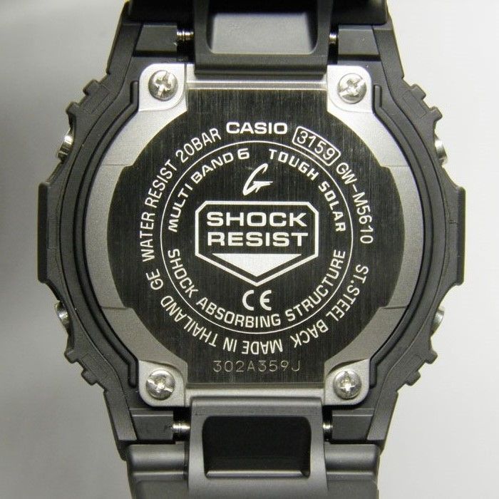 CASIO G-SHOCK MULTI BAND 6 ブラック 電波ソーラー】CASIO G-SHOCK