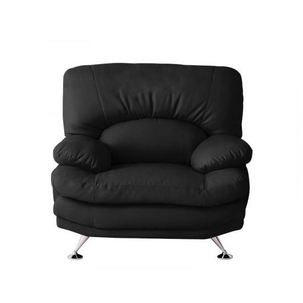 ハイバックソファ【Liveral】リベラル1Pブラック