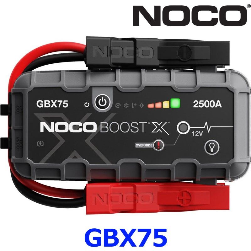 NOCO BOOST X ノコ GBX75 UltraSafe Lithium Jump Starter リチウムジャンプスターター 2500A 12V