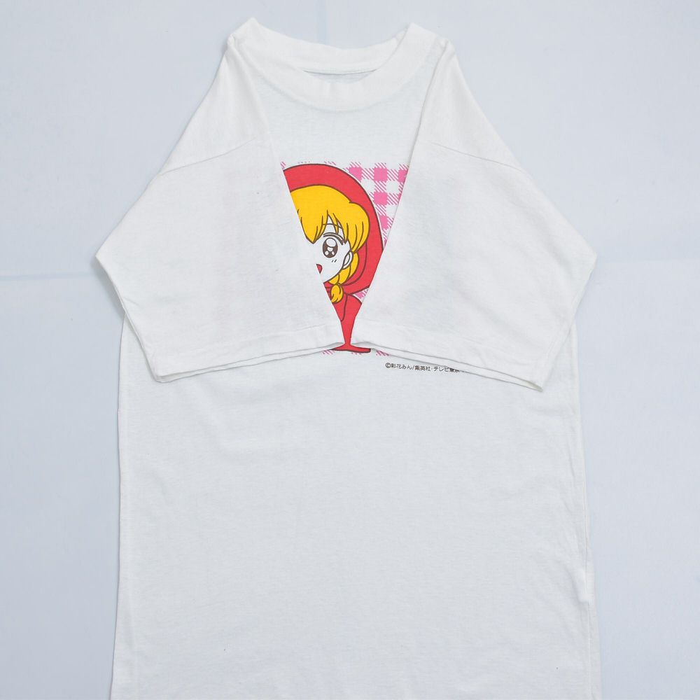90s 赤ずきんチャチャ プリント Tシャツ 少女漫画 りぼん 集英社 彩花