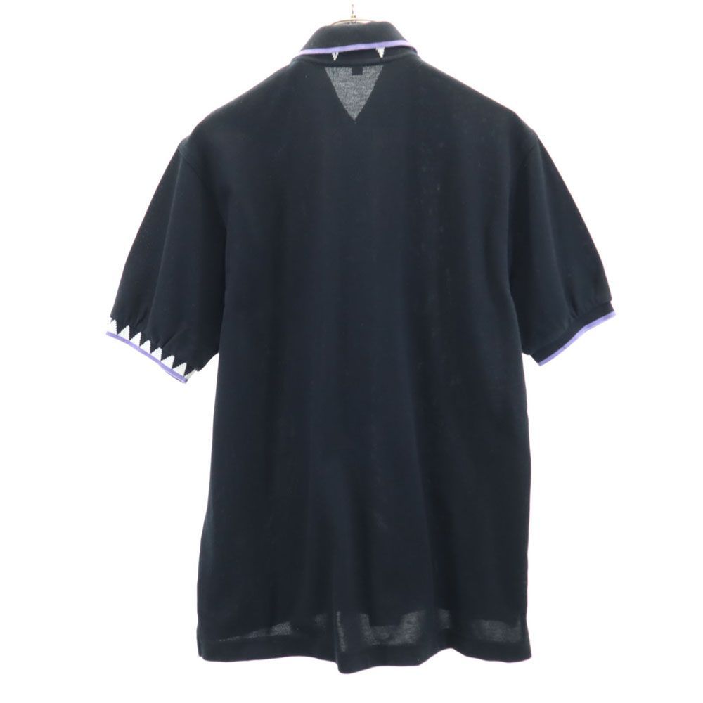 65975 ケンゾーゴルフ 長袖ポロシャツ 黒 65975 ケンゾーゴルフ 長袖