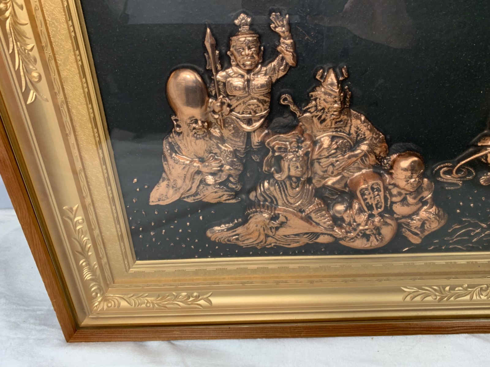 【3/18まで】松庵　黄金七福神　純金純銀鍍金　運気上昇　24KGP 3/18まで】松庵 黄金七福神 純金純銀鍍金 運気上昇 24KGP