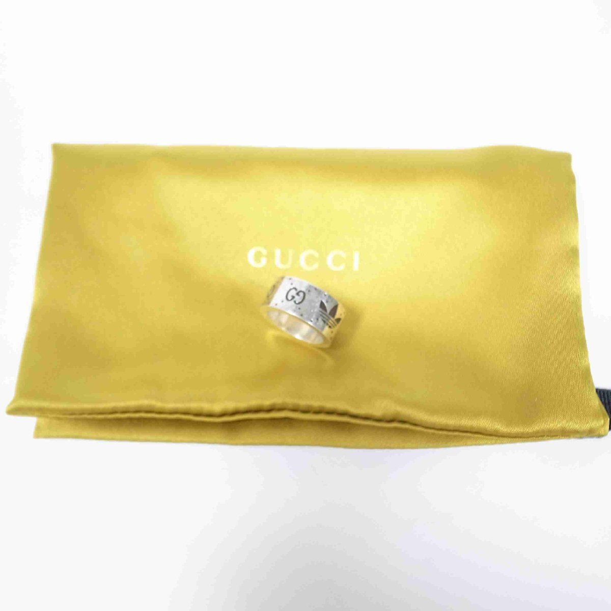 GUCCI × adidas グッチ×アディダス コラボリング 16 GUCCI adidas グッチ アディダス コラボ シルバー リング 指輪