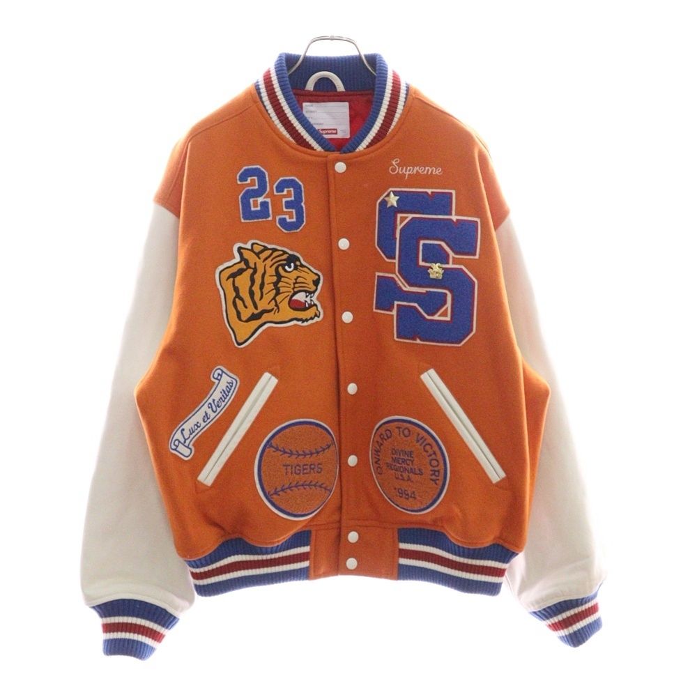 FW23 Supreme Tiger Varsity スタジャン　専用 Supreme Tiger Varsity Jacket – FW23 – supergl0rious