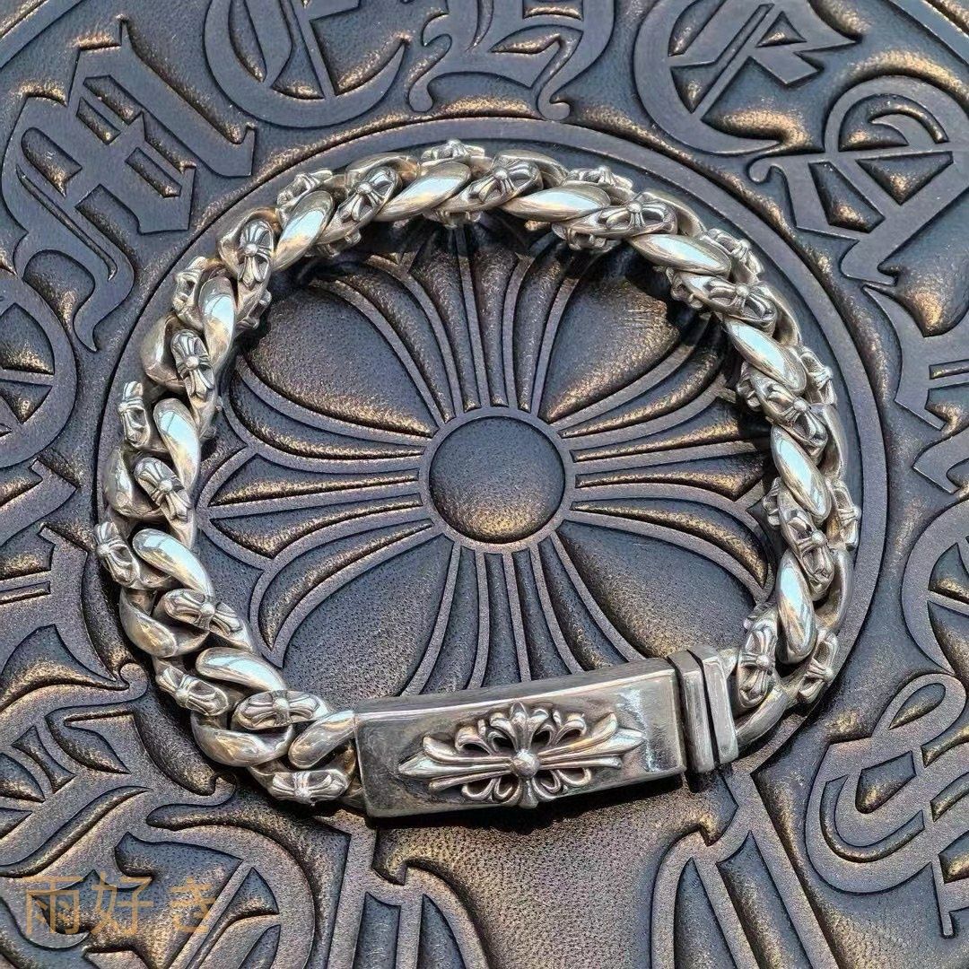 Chrome Hearts クラシッククロスフラワーロック式ブレスレット