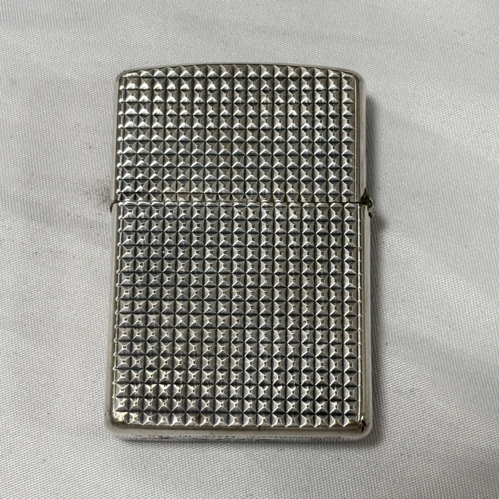 ZIPPO|ジッポー|ガスライター|シルバー|ダイヤカット|