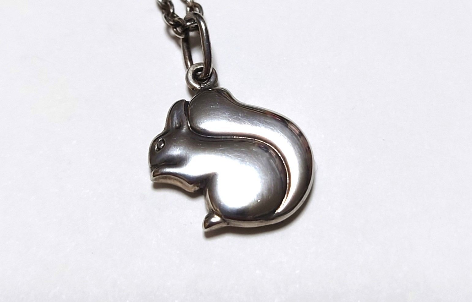 ジョージジェンセン シルバーネックレス リス ジョージジェンセン リス モチーフ ネックレス Georg Jensen