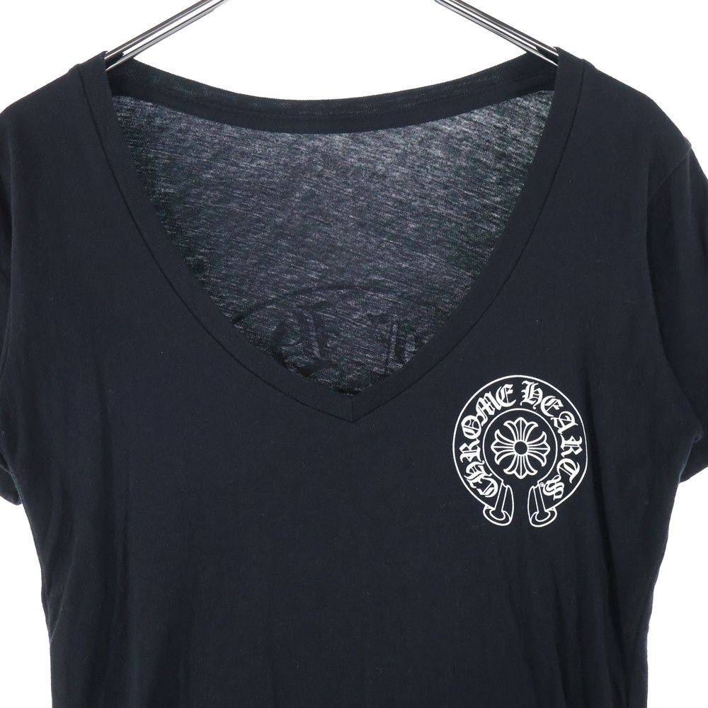 Chrome Hearts ホースシュープリント VネックTシャツ／ Sサイズ CHROME HEARTS クロムハーツ ホースシュープリント Vネック 半袖