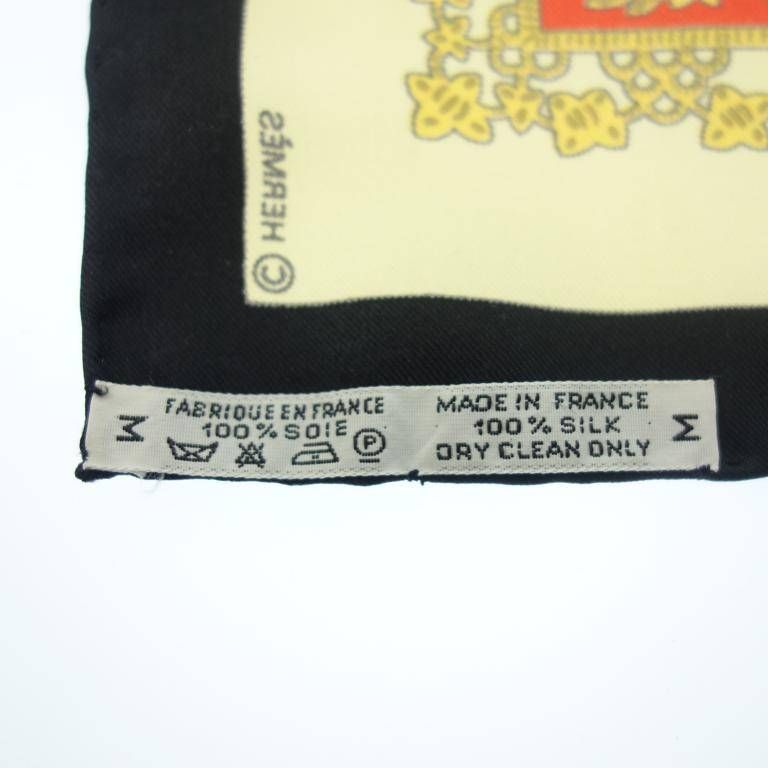 HERMES エルメス スカーフ カレ90 Brins d'or 金の若枝 HERMES】エルメス カレ90 Brins d'Or 金の若枝 スカーフ シルク