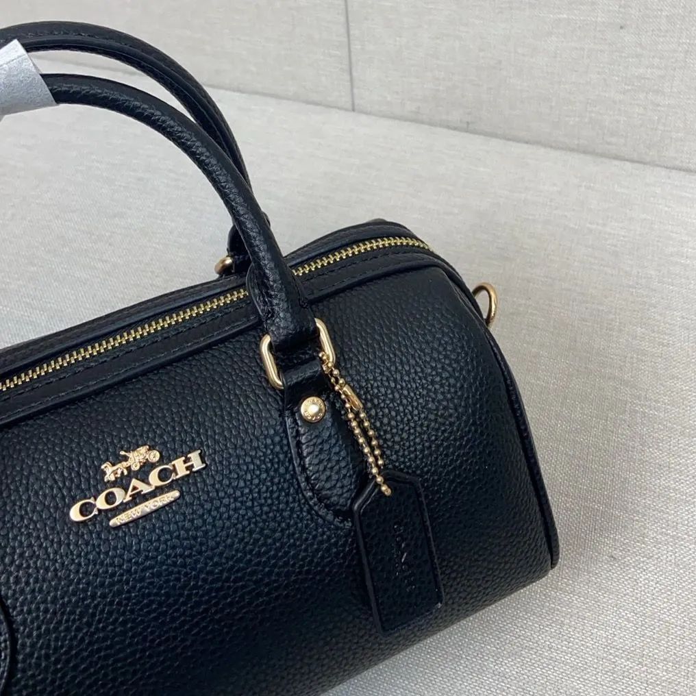 コーチ] ブラック シンプル レディースバッグ クロスボディー ボストン  