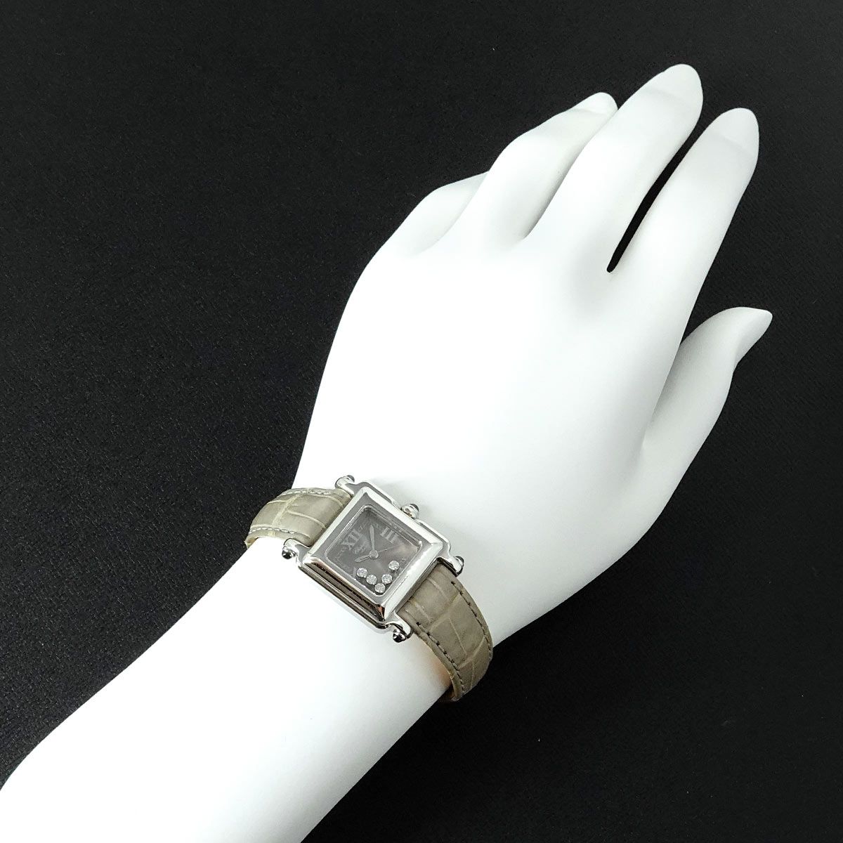 本物保証 エルメス ウォッチ ダイヤベゼル CL4.210 ホワイト文字盤