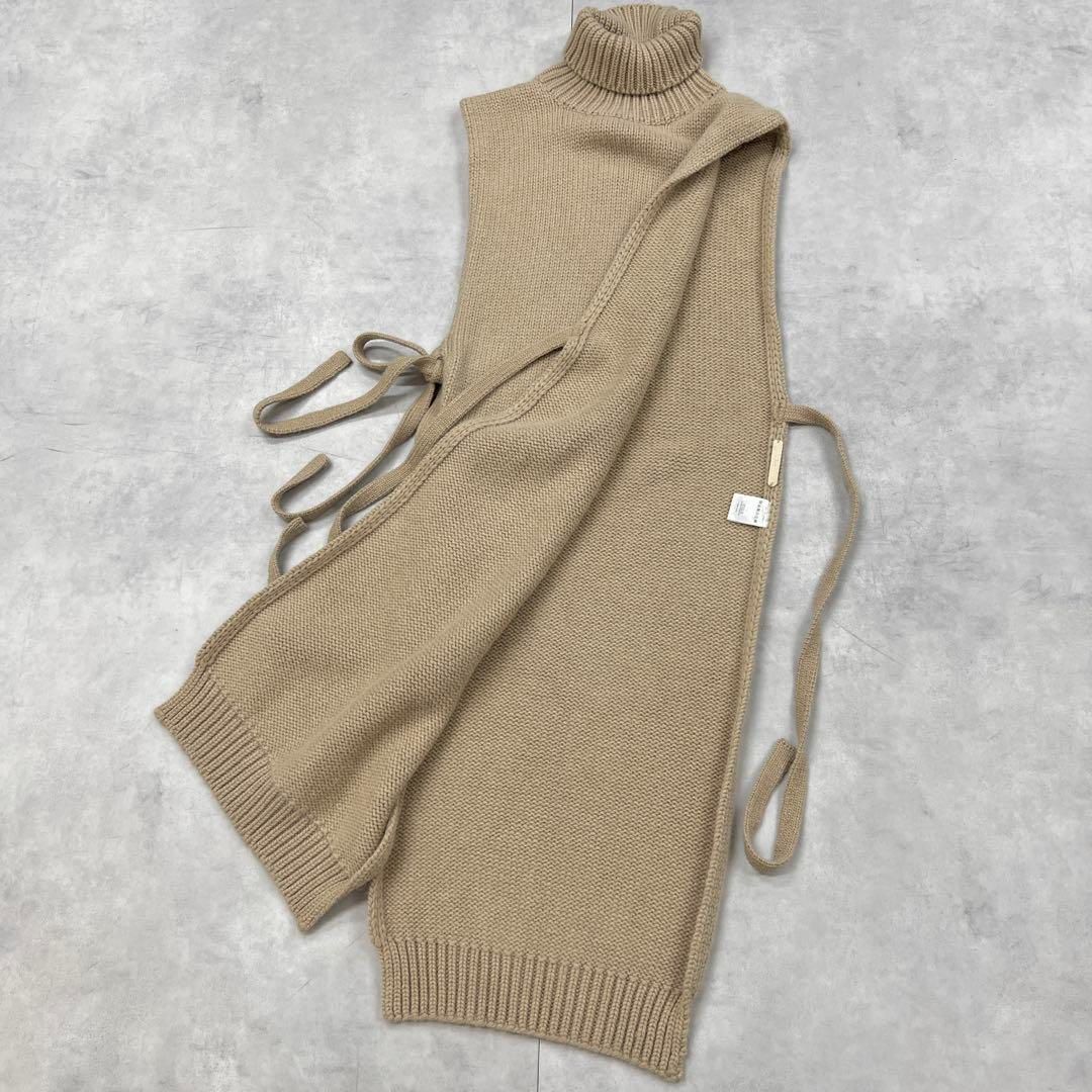 ニットワンピース ロングベスト