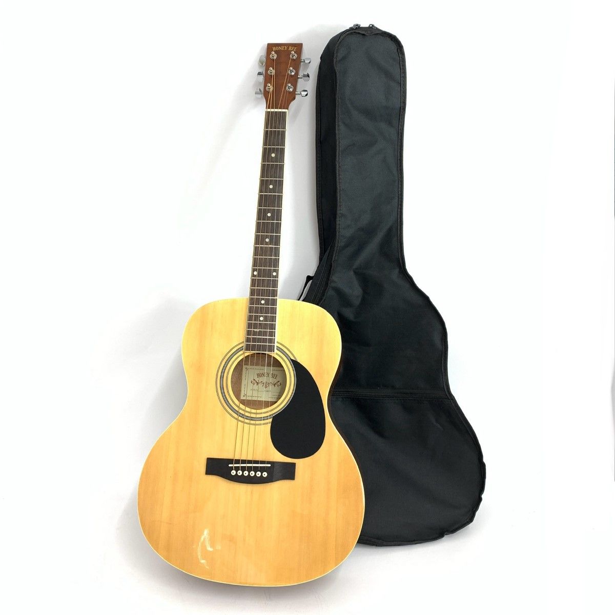 HONEY BEE  F-15N アコースティックギター　ケース他付属品 Amazon | HONEY BEE アコースティックギター F-15 初心者入門16