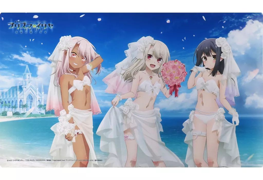 Fate プリズマイリヤ イリヤ＆美遊＆クロエ プレイマット 未使用品 中古】サプライ 劇場版「Fate/kaleid liner プリズマ☆イリヤ Licht