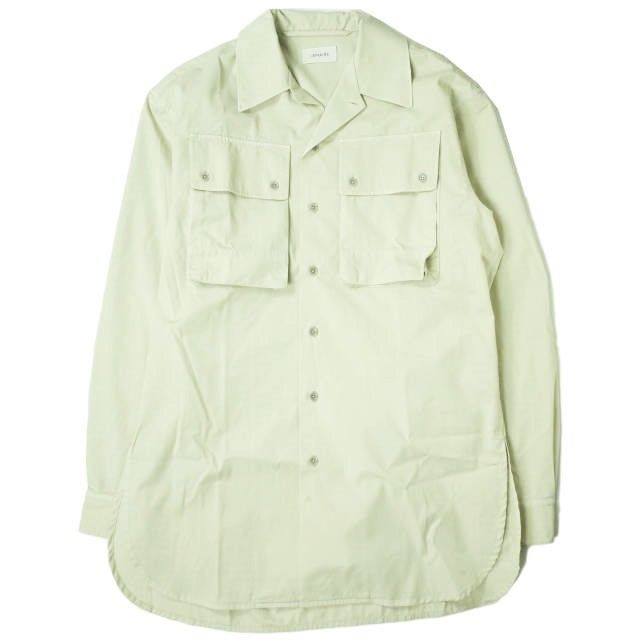 新品 LEMAIRE ルメール 22SS MILITARY SHIRT オープンカラー