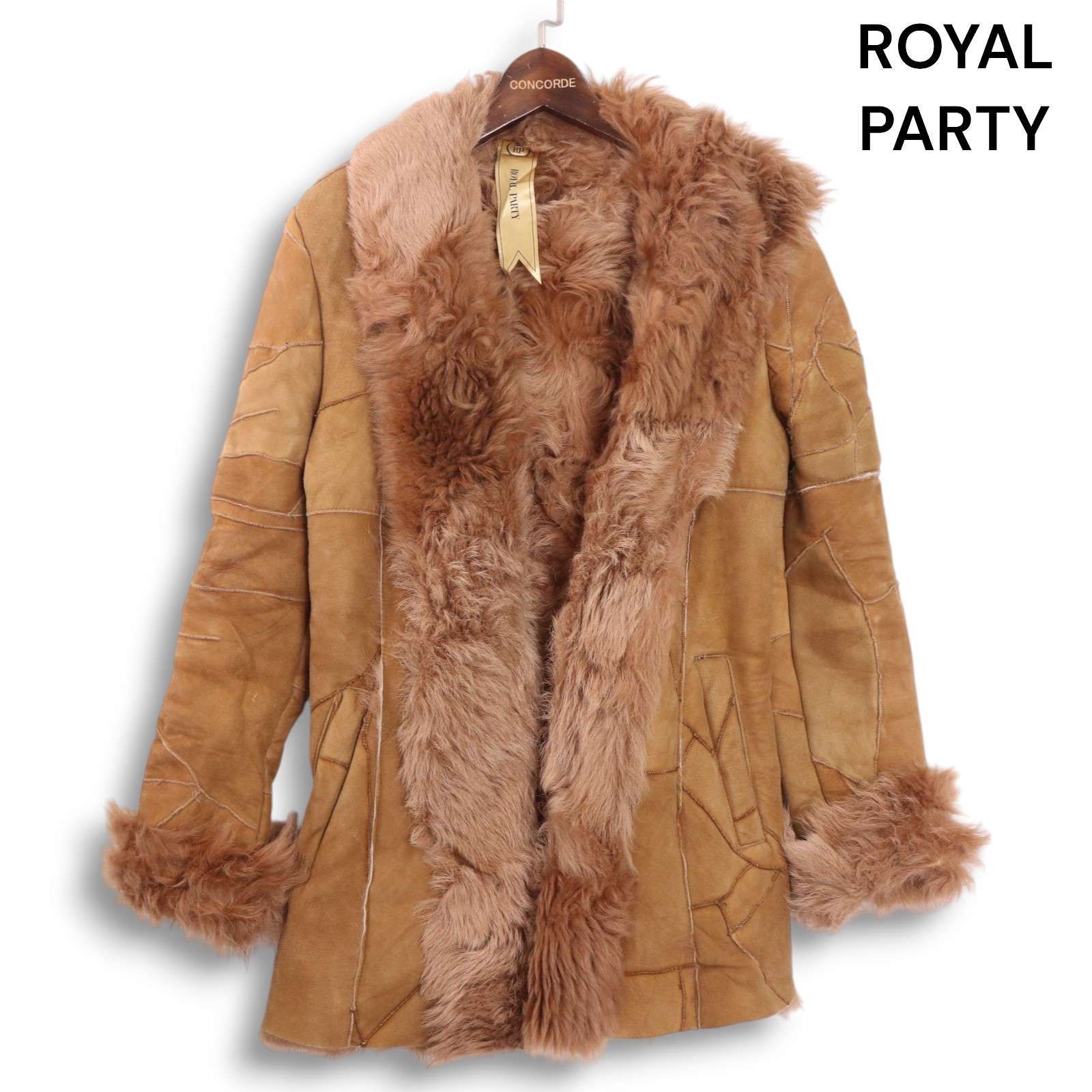 ROYAL PARTY ロイヤルパーティー 秋冬 羊革 ファー 毛皮♪ パッチ 