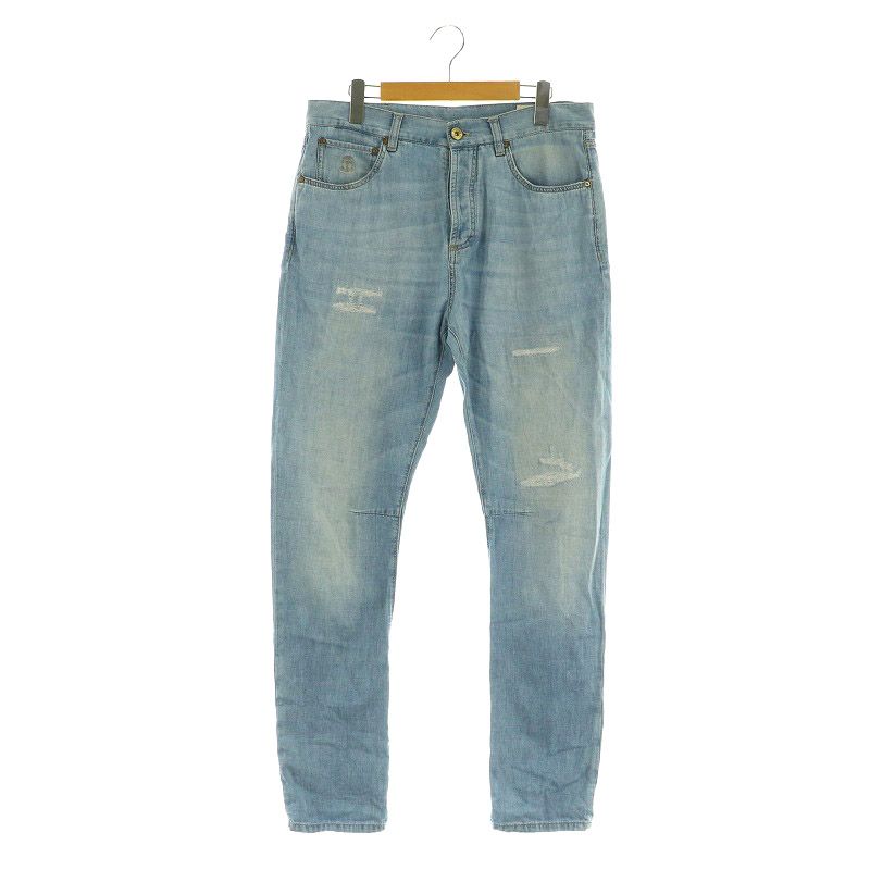 ブルネロクチネリ BRUNELLO CUCINELLI LEISUREFIT 加工デニム
