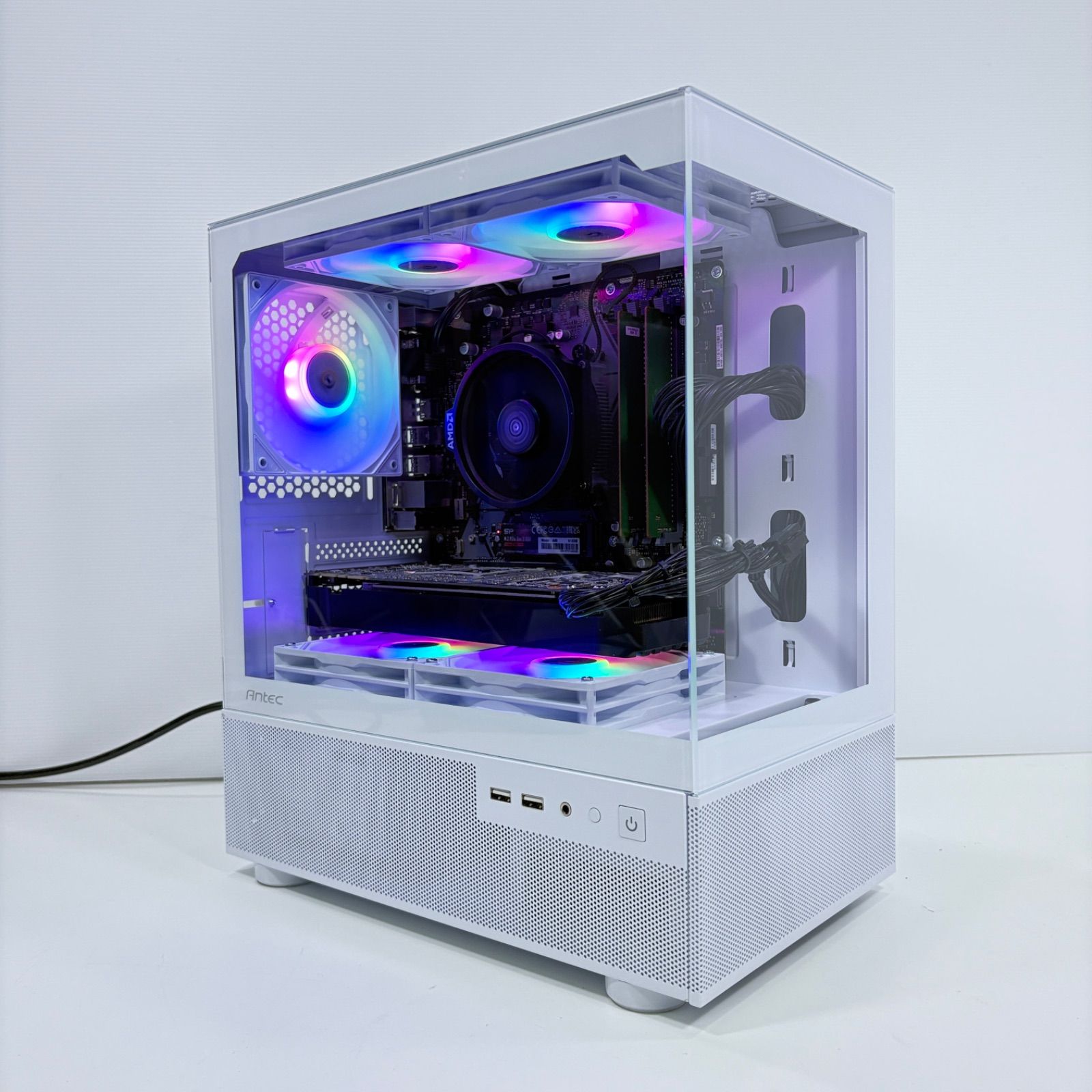 自作ゲーミングPC Core i5-4440 GTX1060 新品ガラスケース 自作ゲーミングPC Ryzen5 3600 GTX1070 16GB SSD512GB 新品