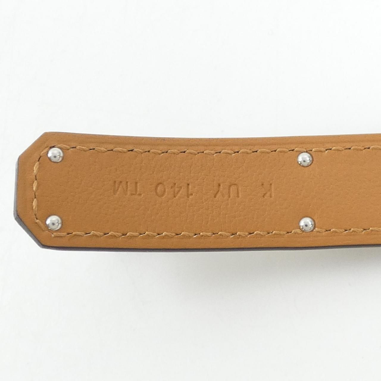 HERMES エルメス　ベルト H型バックル ベージュ ベルトバックル 《ミニH》 & リバーシブルベルト 《エルメス