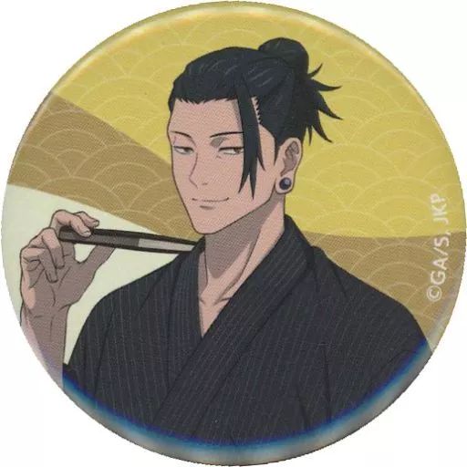 呪術廻戦 花やしき 缶バッジ 夏油傑 84点 中古】バッジ・ピンズ 夏油傑(引き) 「呪術廻戦×浅草花やしき