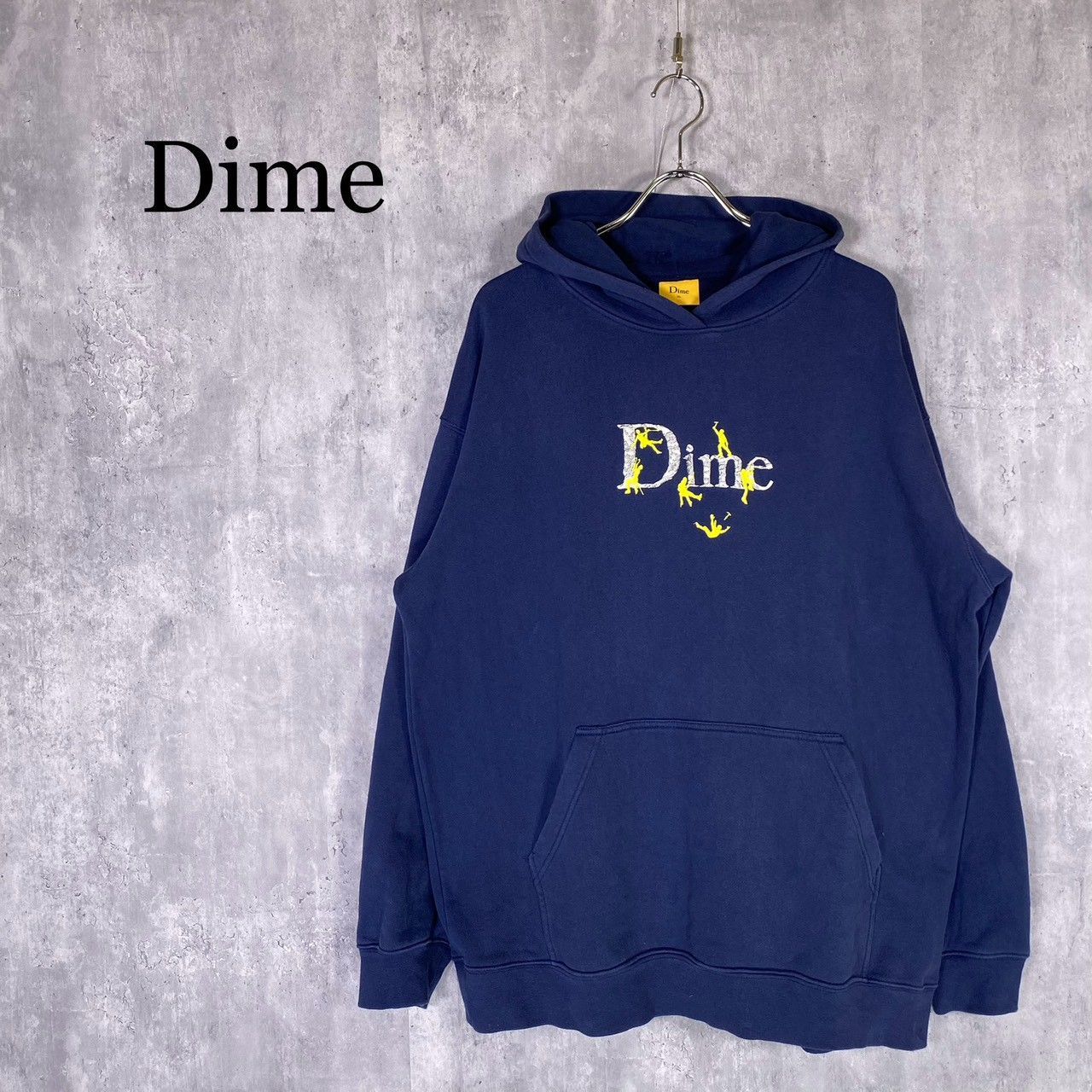 Dime』ダイム (XL) フロントロゴ刺繍 パーカー - メルカリ