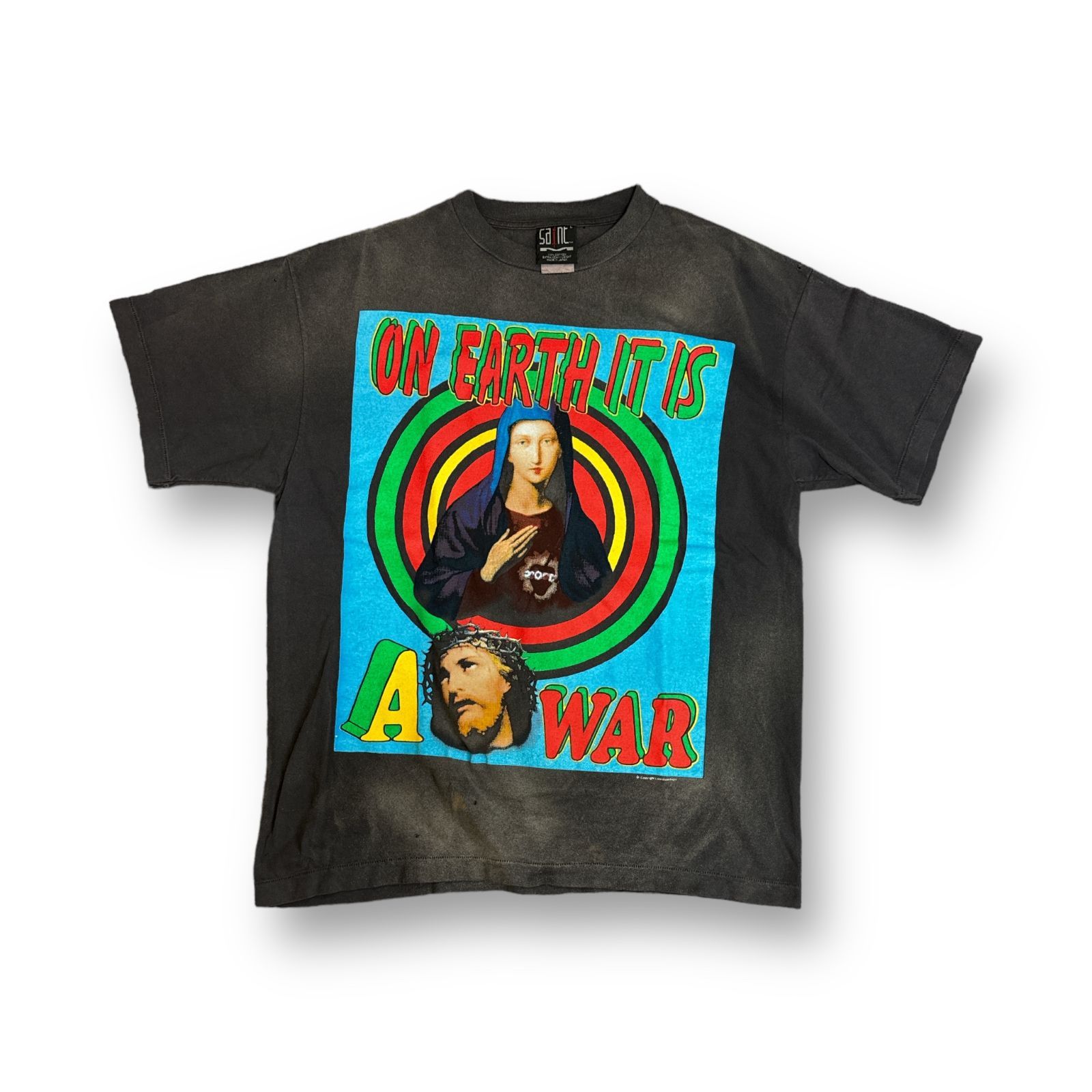 定価33000円 新品 SAINT MICHAEL 24SS SS TEE ON EARTH Tシャツ 