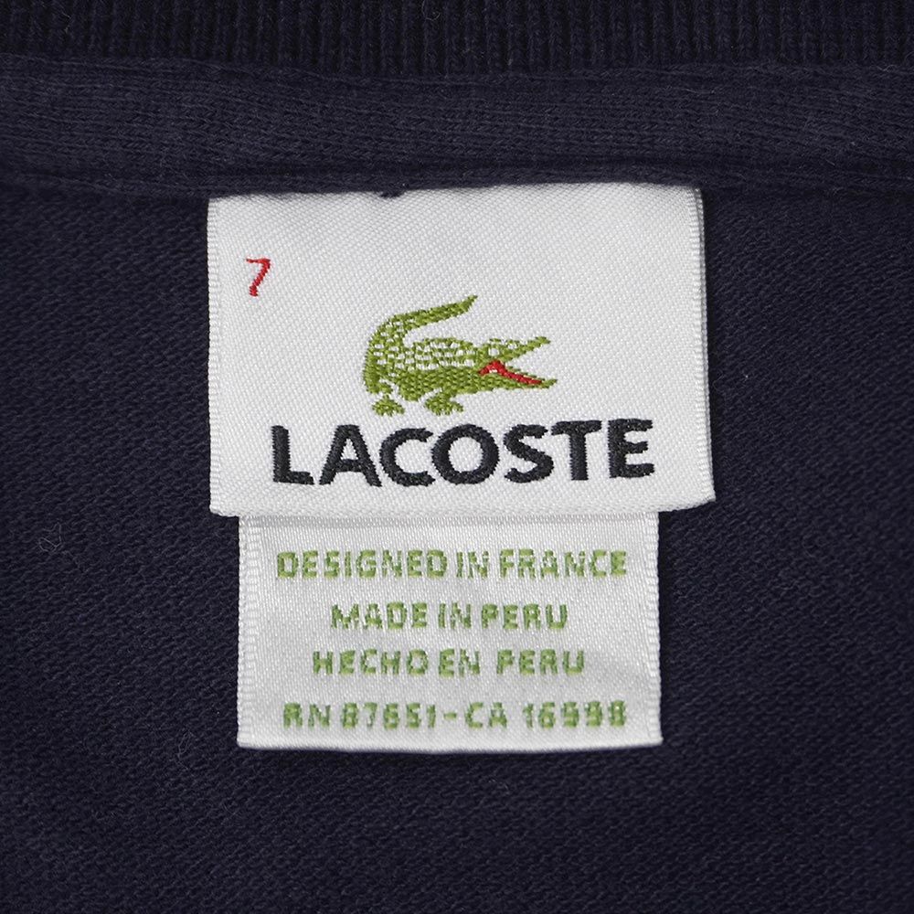 美品 90年代 XL designed in france ラコステ ブラック ラコステ LACOSTE 90s 90年代 DESIGNED IN FRANCE フレラコ