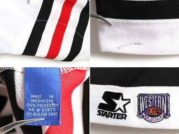 90s 大きいサイズ XL □ STARTER NHL シカゴ ブラックホークス
