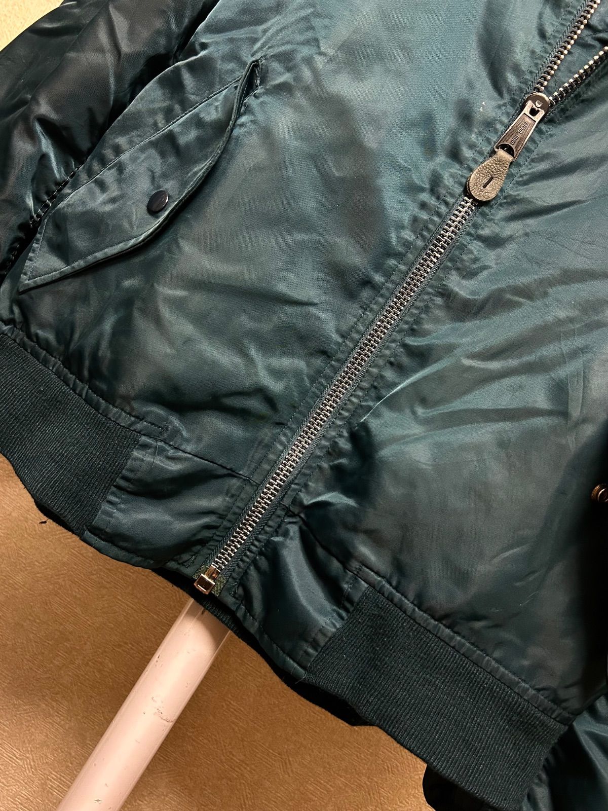 80年代 イングランド製STORE系COBLESジッパーMA-1ジャケットL KANDAIZUMI_COM