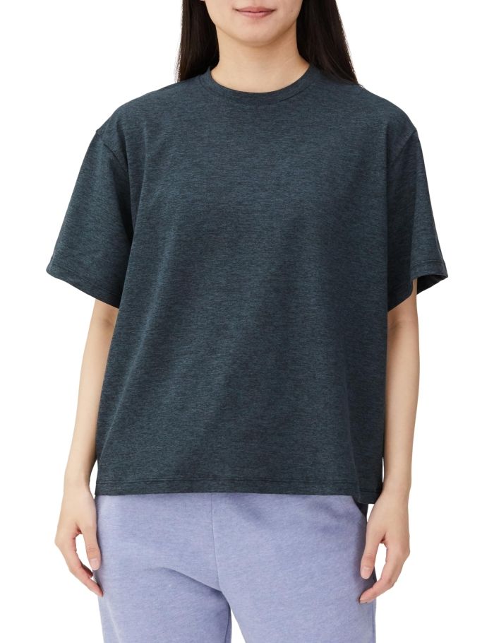 【新品・5営業日で発送】DANSKIN(ダンスキン) ADAJ_S／S_TEE (DC524103) 色 : Kネイビー サイズ : M 
