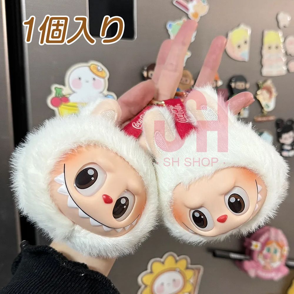 ตุ๊กตาพวงกุญแจ Labubu น่ารักจากกล่องสุ่ม Pop Mart
