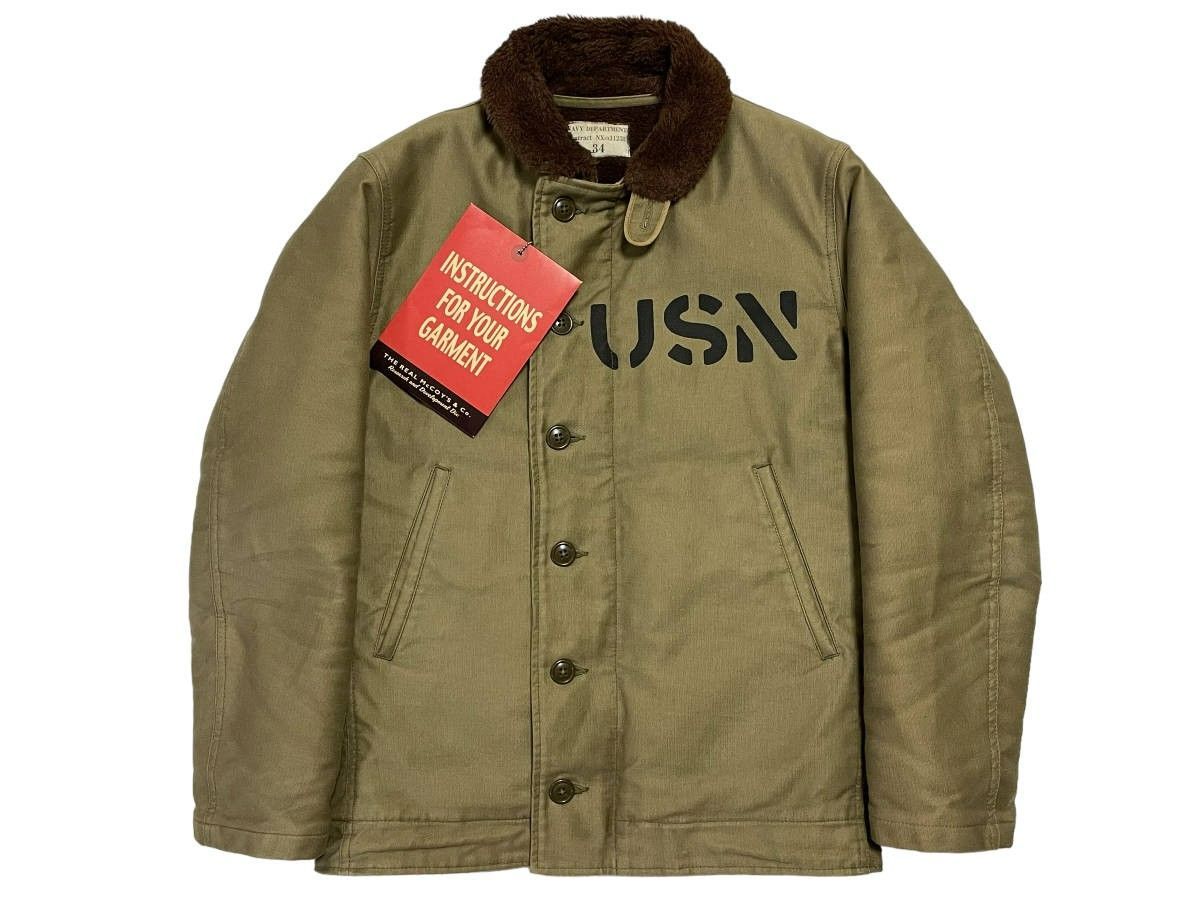 美品 THE REAL McCOY'S N-1 DECK JACKET デッキ THE REAL McCOY'S/リアルマッコイズ】TYPE N-1 DECK JACKET