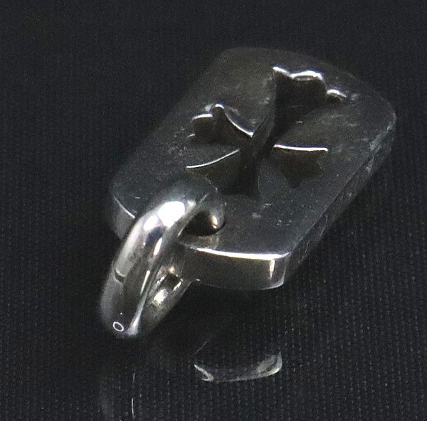 クロムハーツ　タイニー　カットアウトクロス　ドッグタグ　925 証明書あり クロムハーツカットアウトクロスドッグタグ(タイニー)|クロム