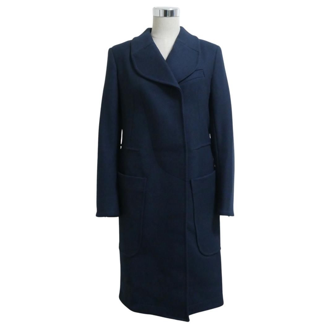 新品同様 カルヴェン CARVEN チェスターコート ロングコート ショール 